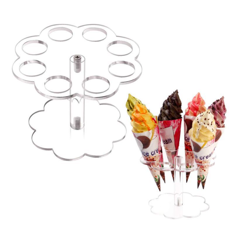 Cotton Candy Cone - Soporte de cono de helado, estante