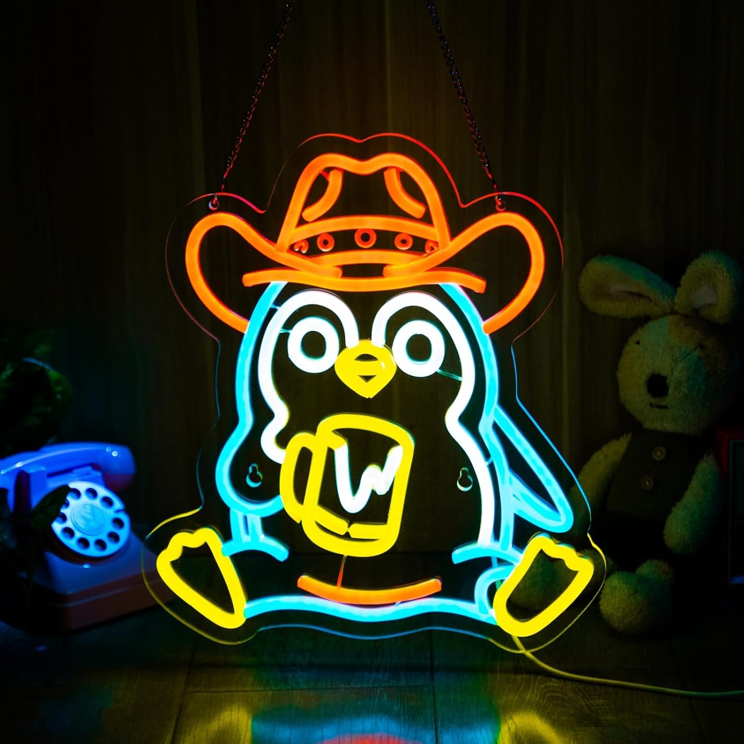 Neon Sign Party - Letrero Luminoso LED de Neón con