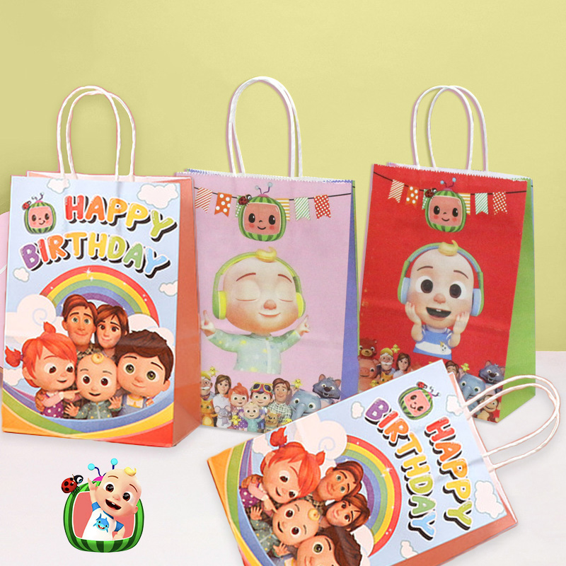 Event Supplies - Cocomelons-Juego de bolsas de regalo para