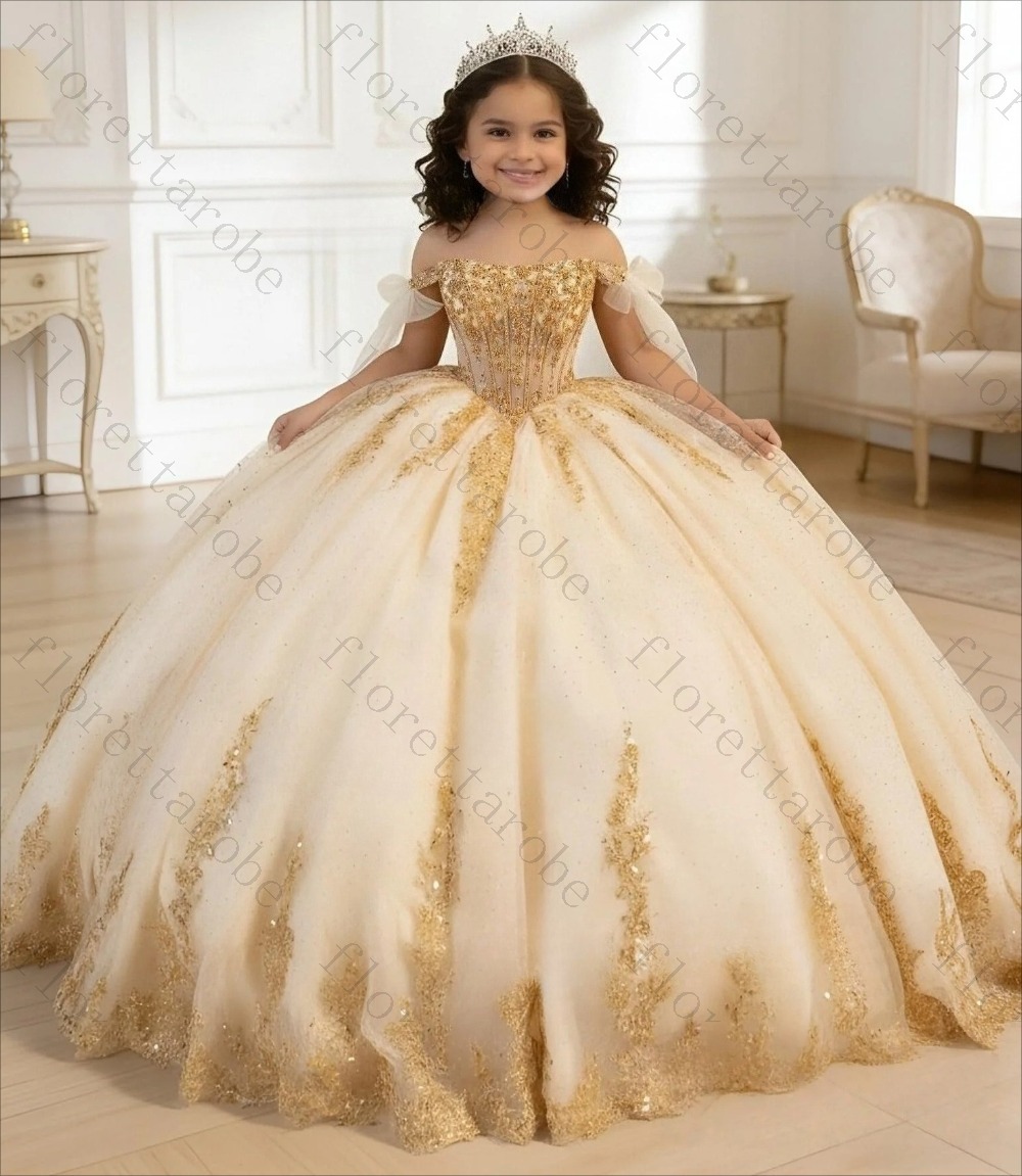 Birthday Sash Glitter - Vestido de niña de las flores