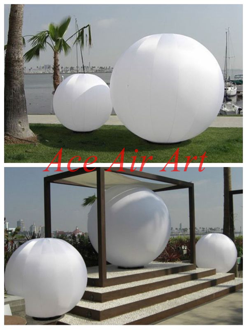 Bola Redonda Blanca Inflable,  - Party Event Supplier reseña y precio