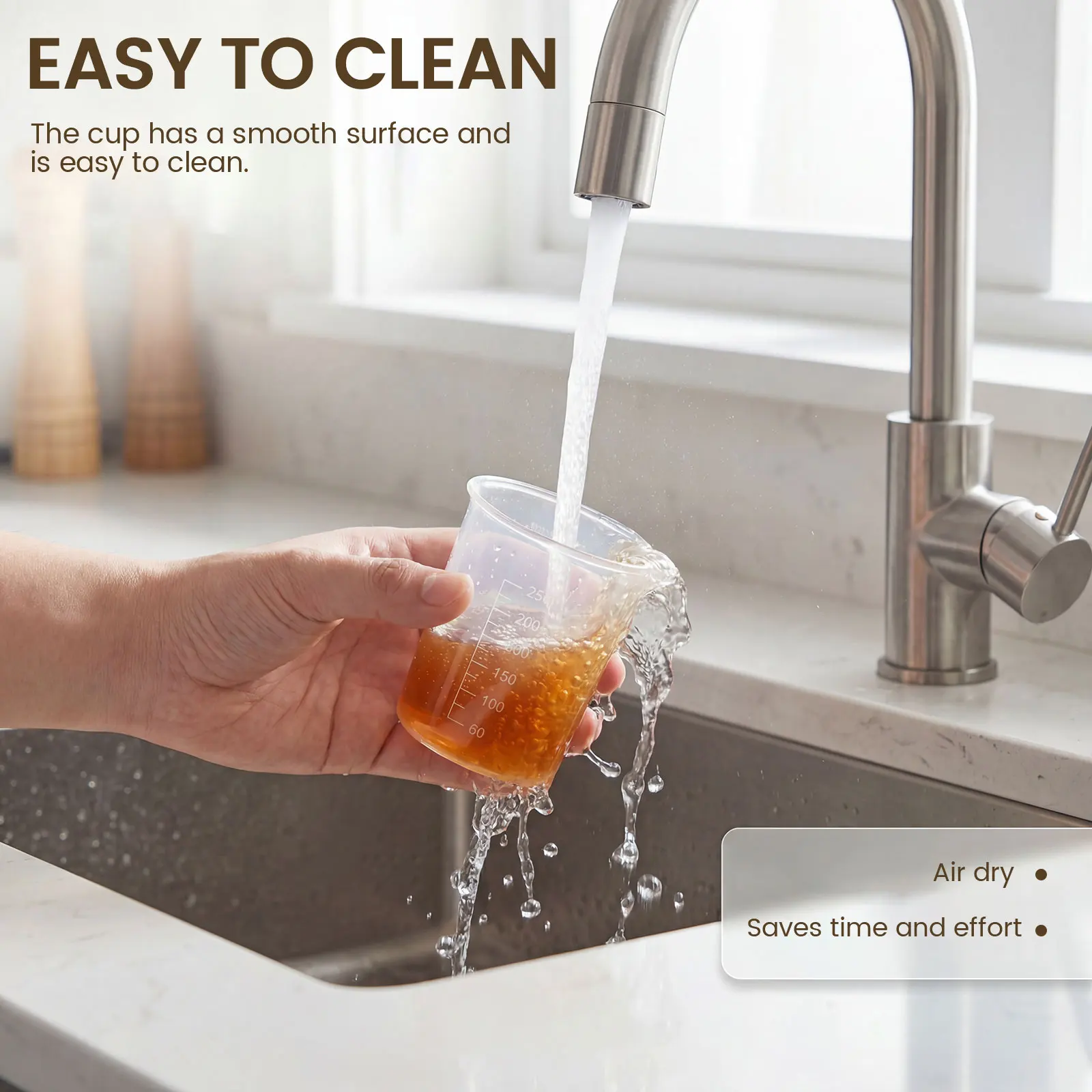Juego de 8 Tazas Medidoras de  - Plastic Cup 50Pcs reseña y precio