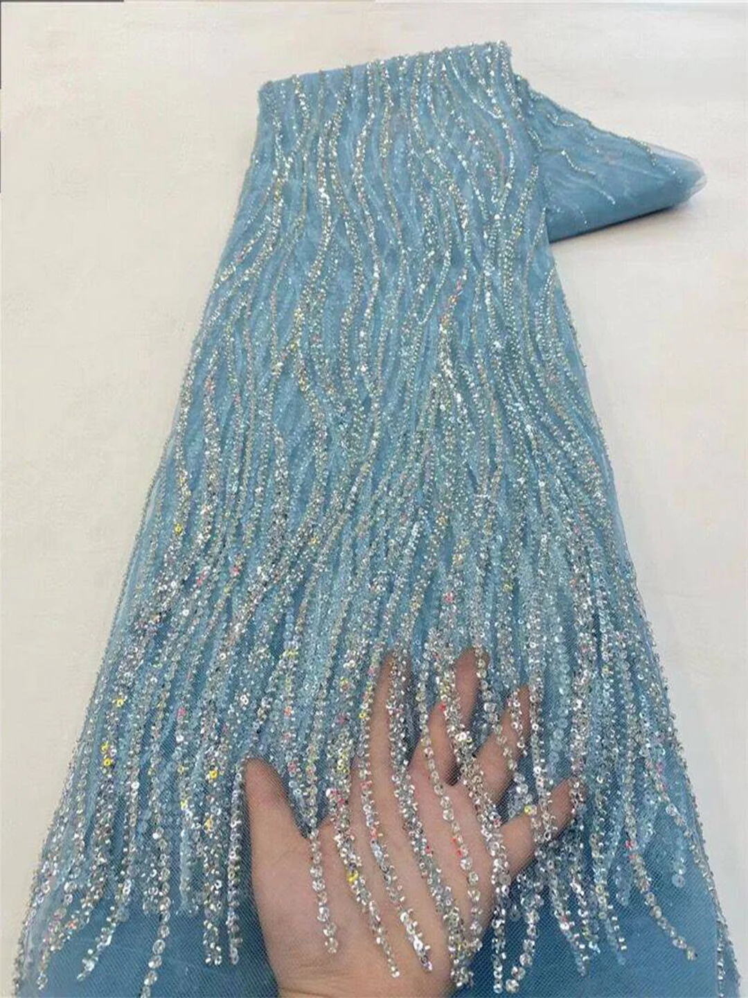 Tela de Tul Bordada con Diseño - Glitter Tablecloth reseña y precio