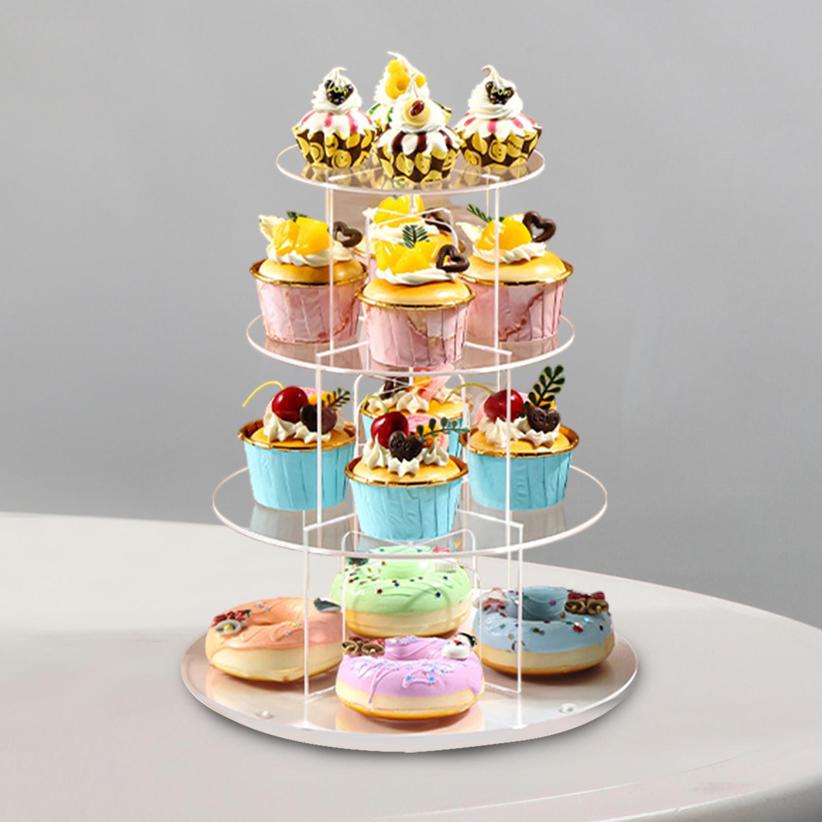 Soporte acrílico para cupcakes - Cupcake Stand Tier reseña y precio
