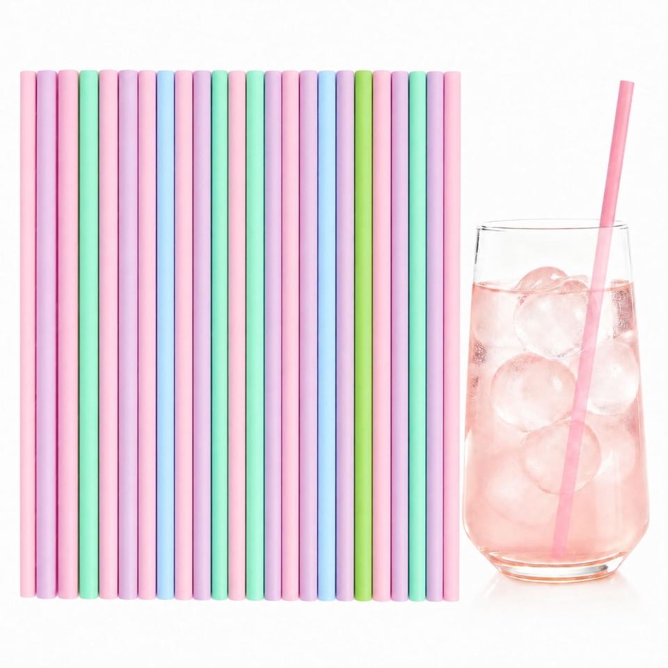 Pajitas de papel desechables d - Paper Straw Color reseña y precio