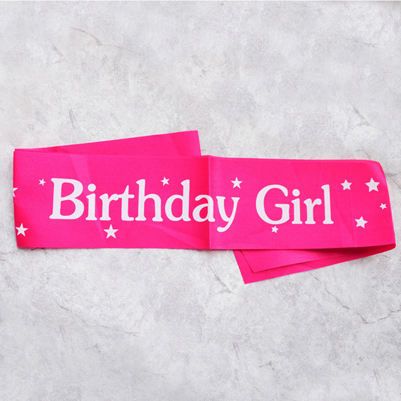 Cintas de cumpleaños para niña - Birthday Sash Glitter reseña y precio