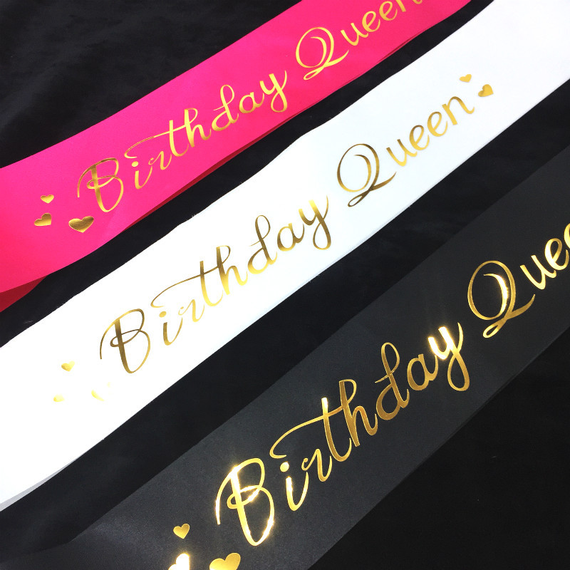 Cintas de cumpleaños para niña - Birthday Sash Glitter reseña y precio