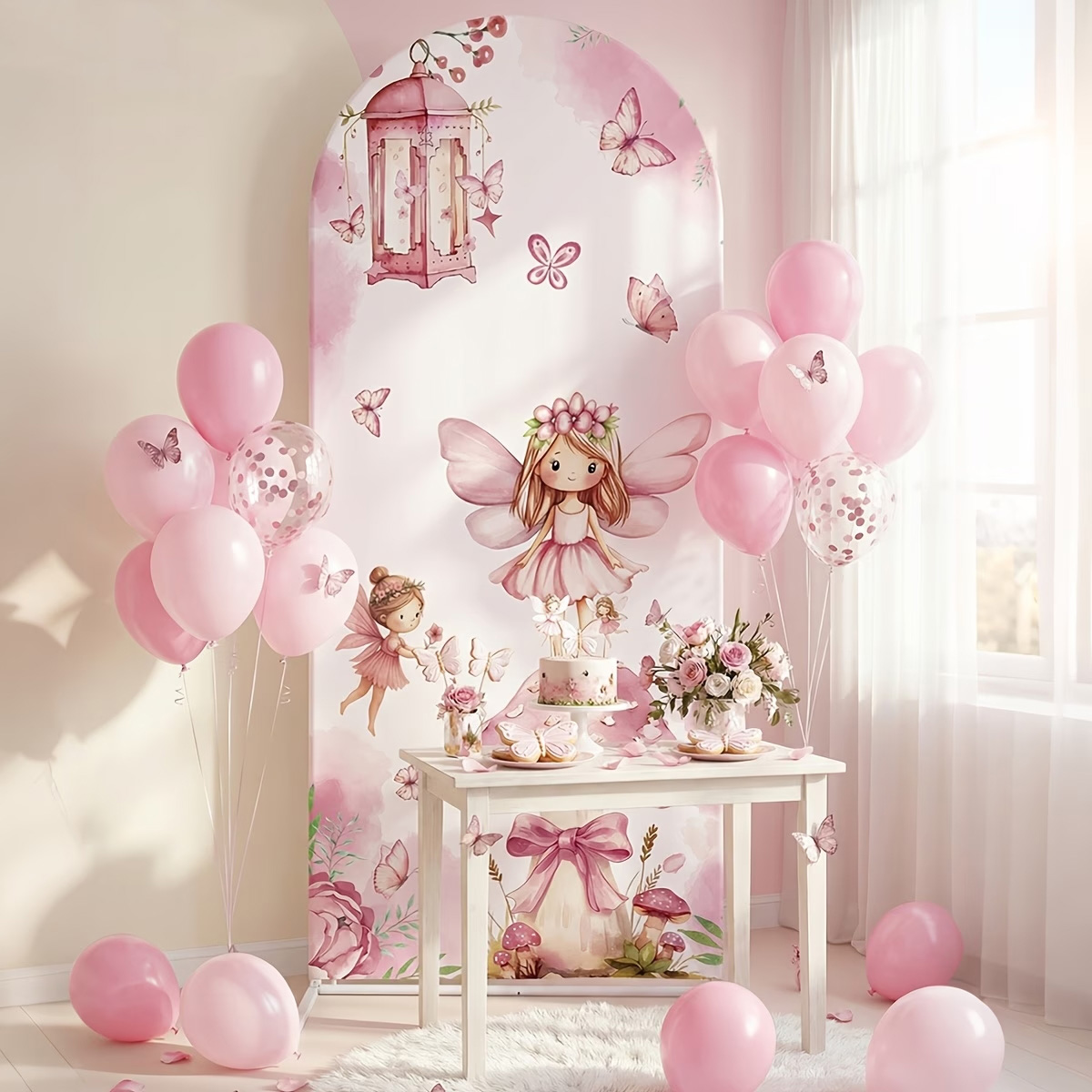 Fondo de hadas y setas, decora - Dessert Table Backdrop reseña y precio