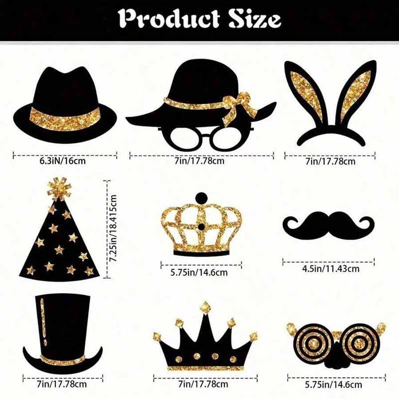 23 piezas de accesorios de pap - Photo Booth Frame reseña y precio