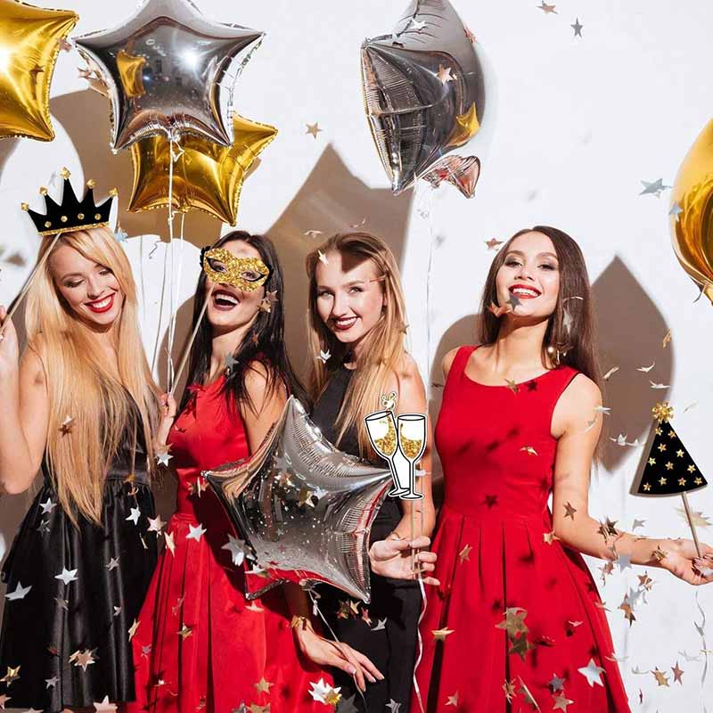 23 piezas de accesorios de pap - Photo Booth Frame reseña y precio
