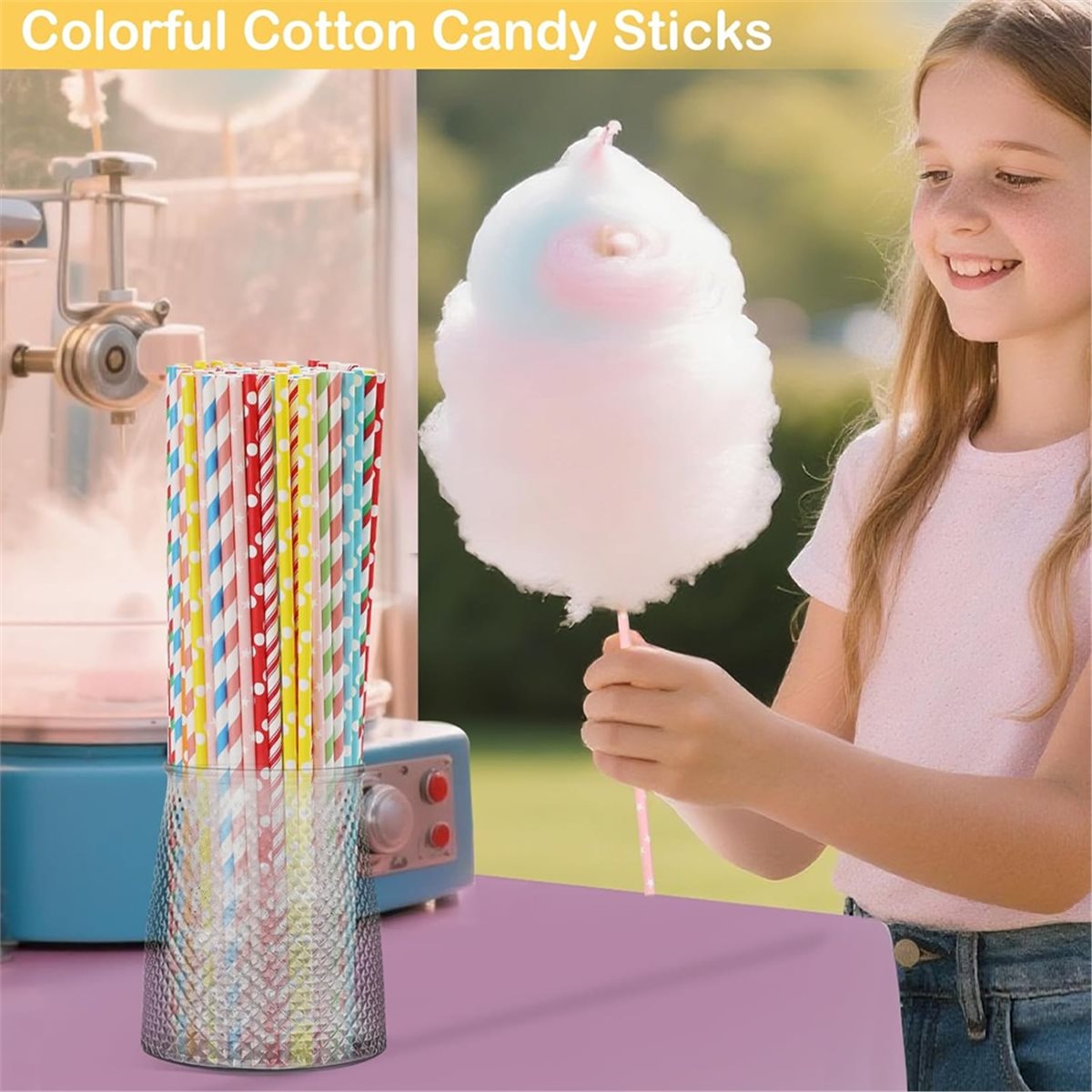 ABZT 200 Conos de Algodón de A - Cotton Candy Cone reseña y precio