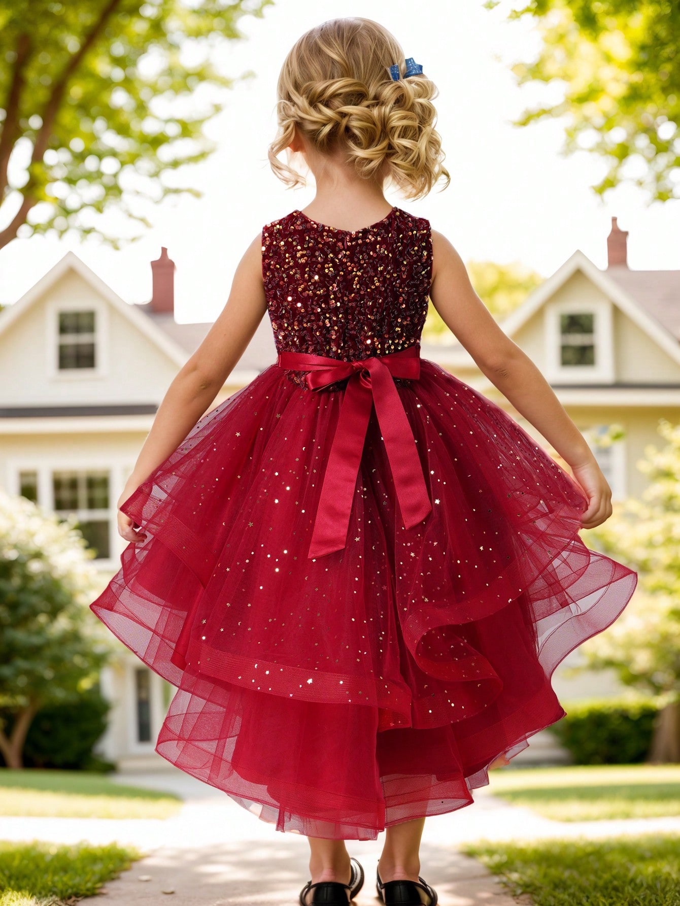 Vestido de Princesa con Lentej - Glitter Tablecloth reseña y precio