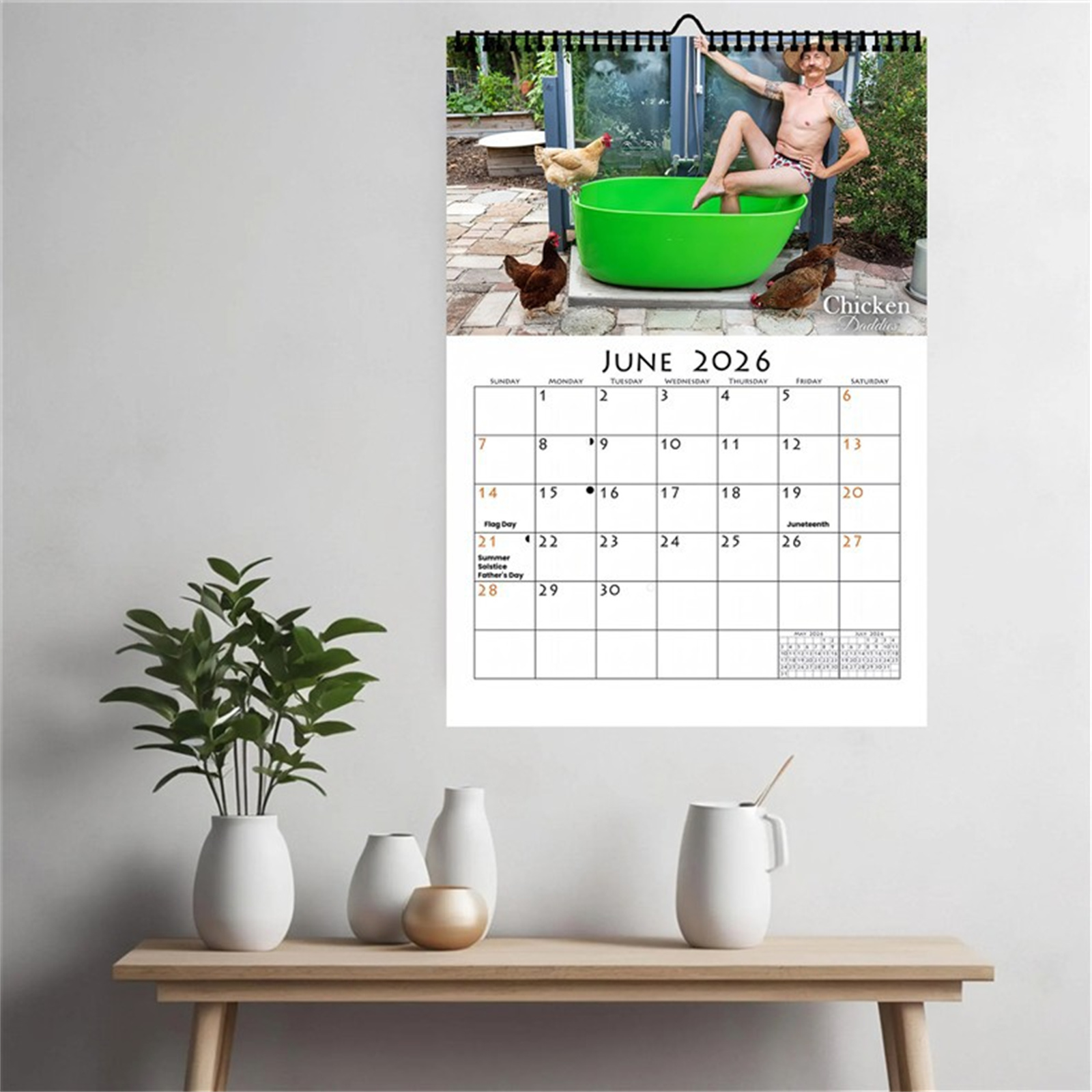 Calendario de pared divertido  - Event Support reseña y precio