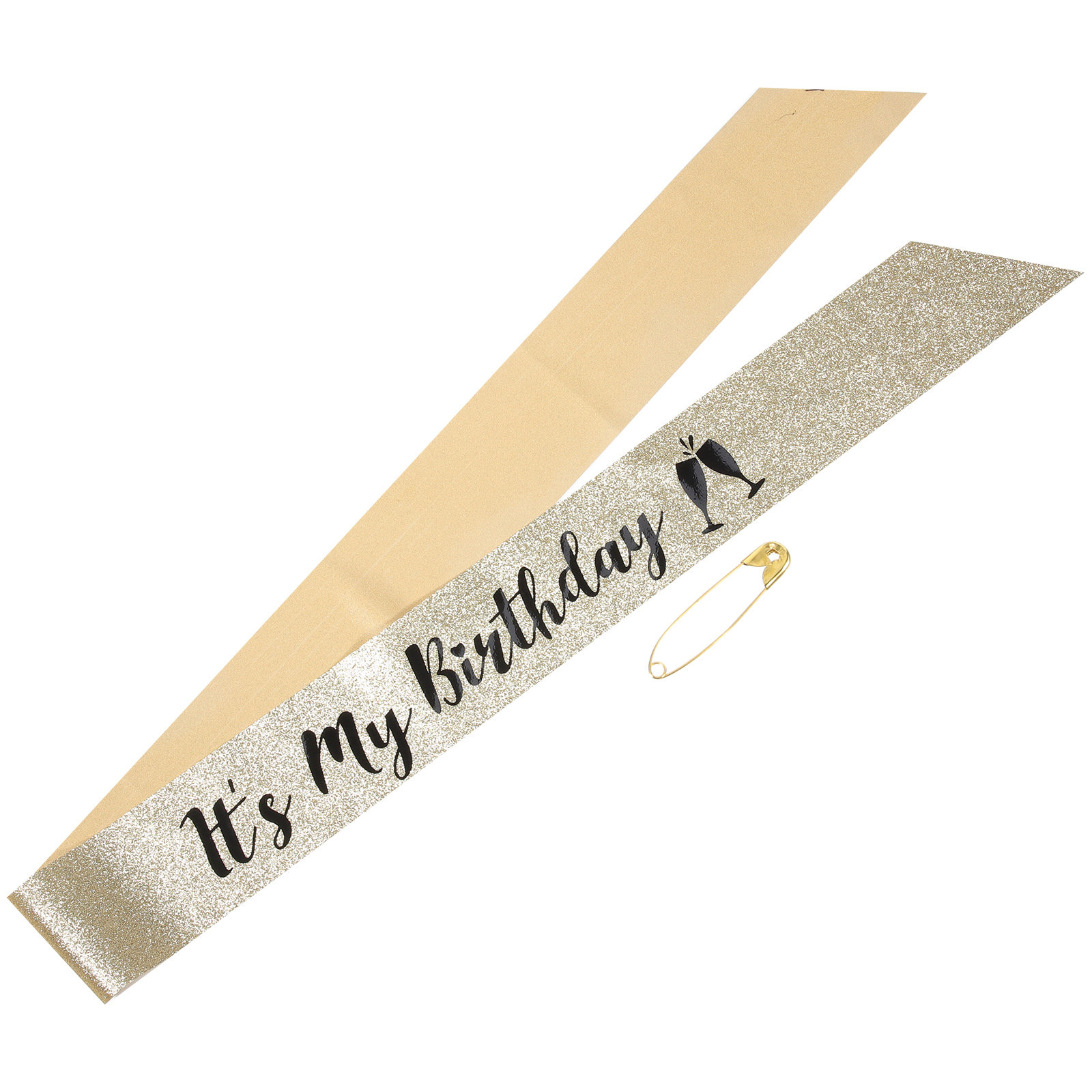 1 unidad de banda de cumpleaño - Birthday Sash Glitter reseña y precio