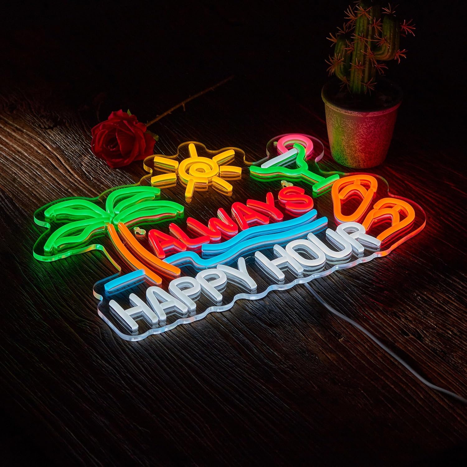 Letrero de Neón LED USB Regula - Neon Sign Party reseña y precio