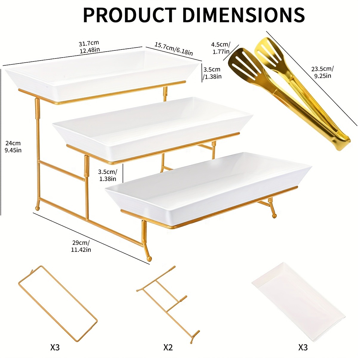 Soporte de Servicio Escalonado - Cupcake Stand Tier reseña y precio