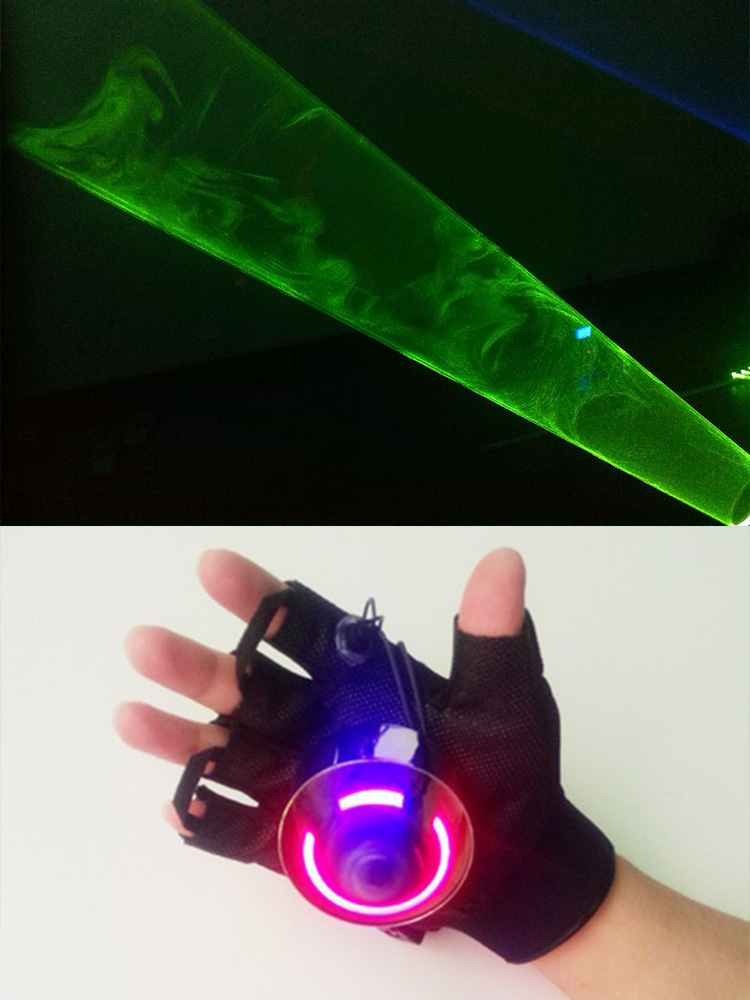 Guantes láser de vórtice RGB,  - Party Event Supplier reseña y precio