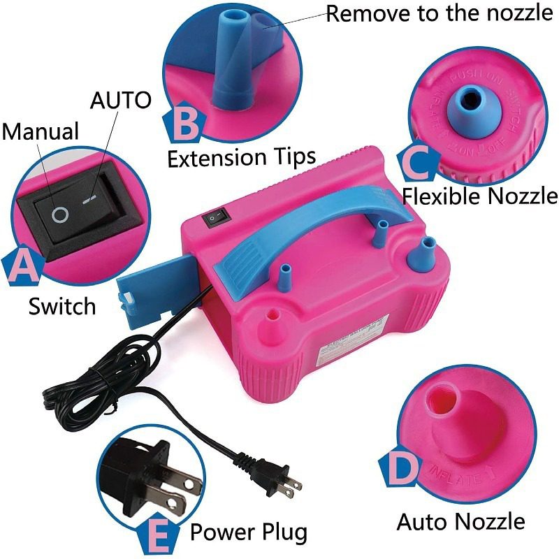 1 unidad, bomba de aire eléctr - Balloon Pump Hand reseña y precio