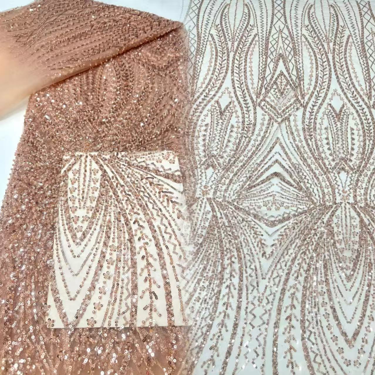 Tela de encaje africana con le - Glitter Tablecloth reseña y precio