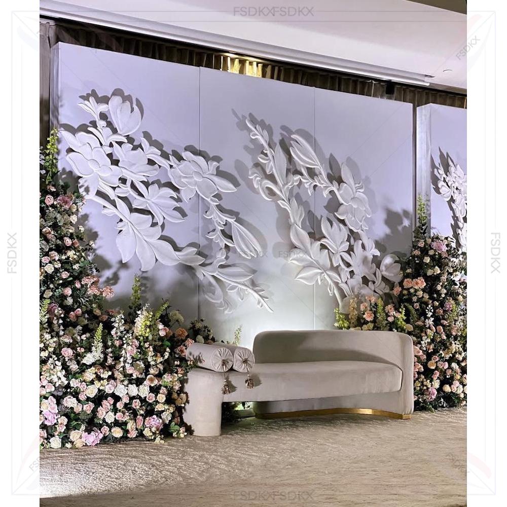 Arco de Boda Blanco con Fondo  - Party Event Supplier reseña y precio