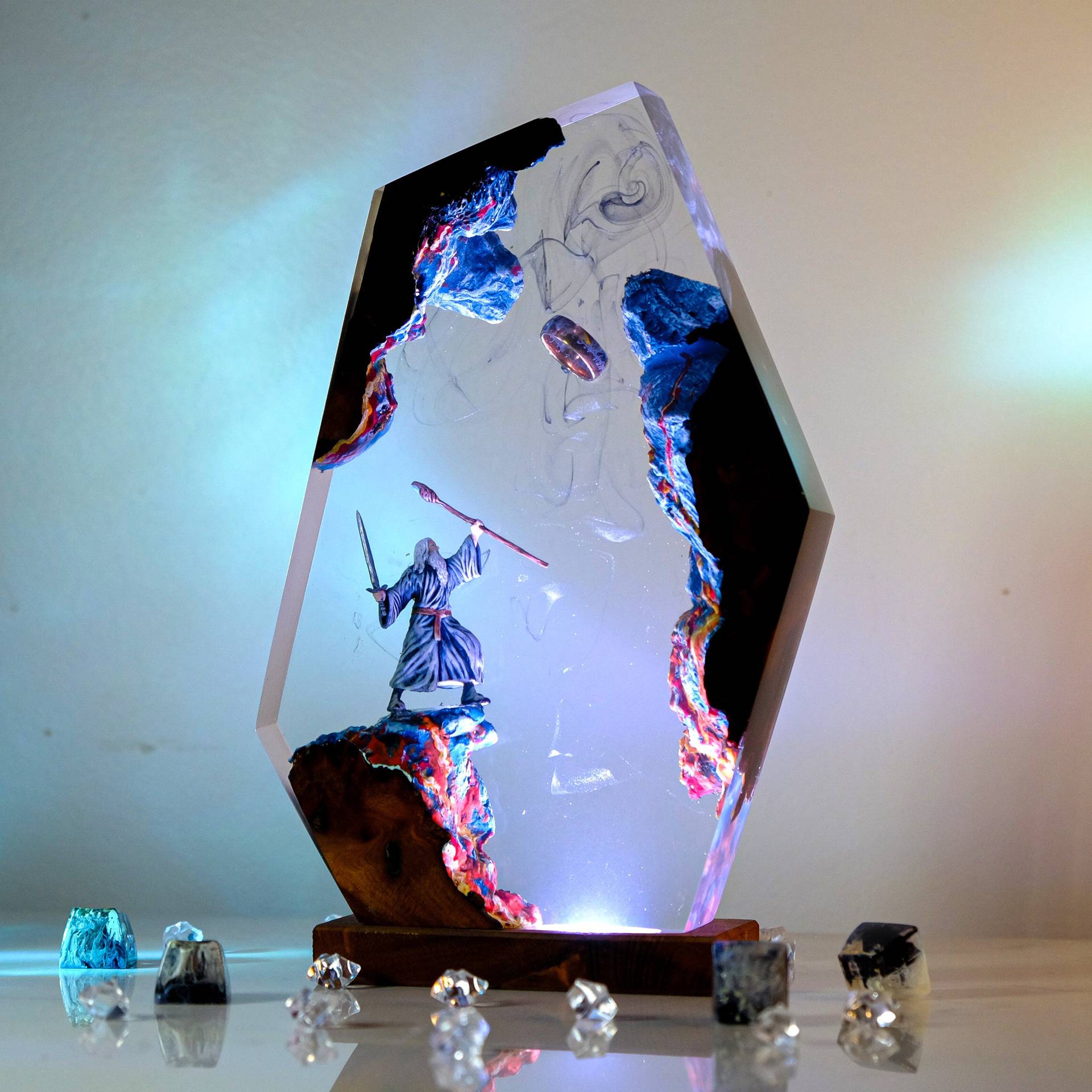 Lámpara de Resina con Figura d - Eve Party reseña y precio