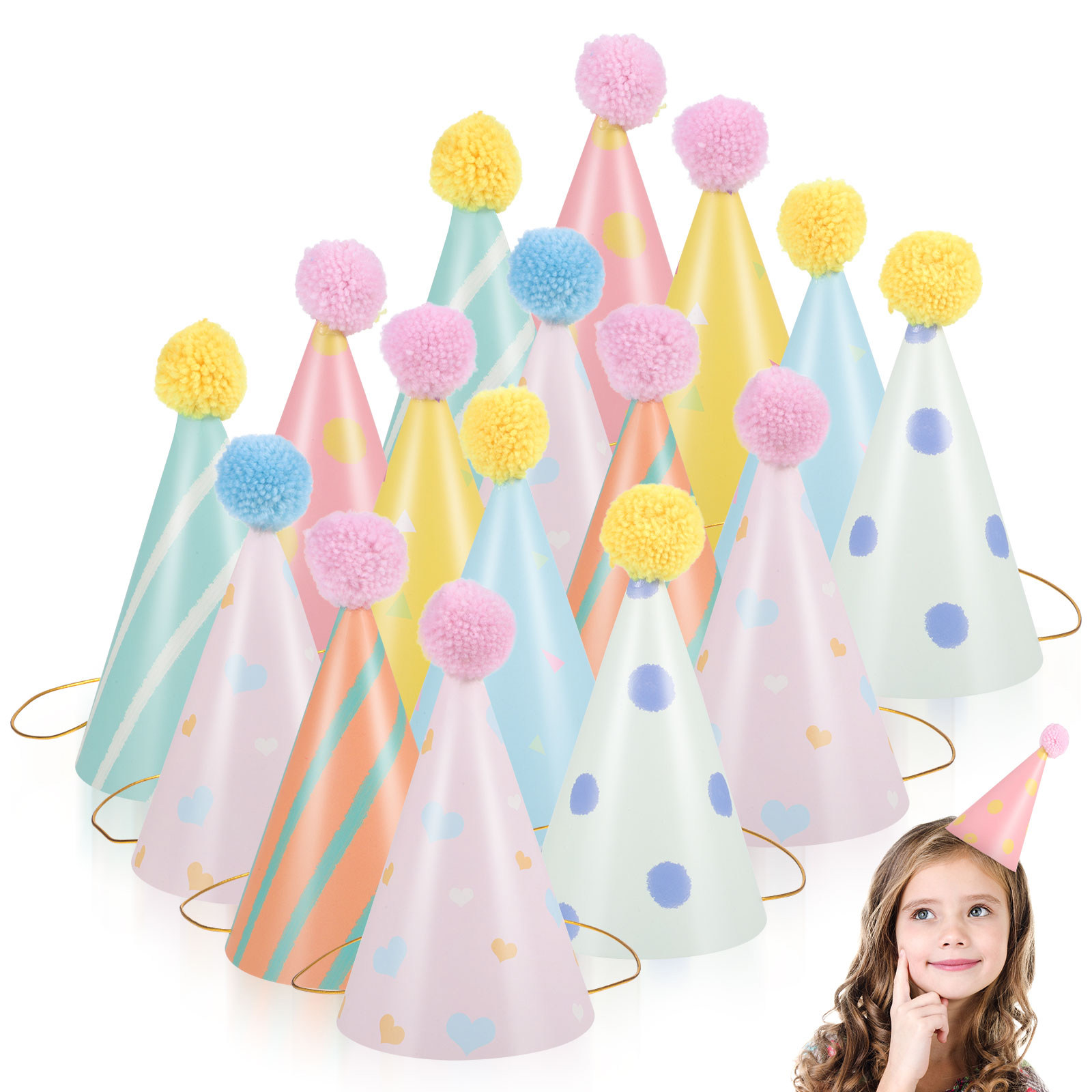 14 Gorros de Papel para Cumple - Party Hat Cone reseña y precio