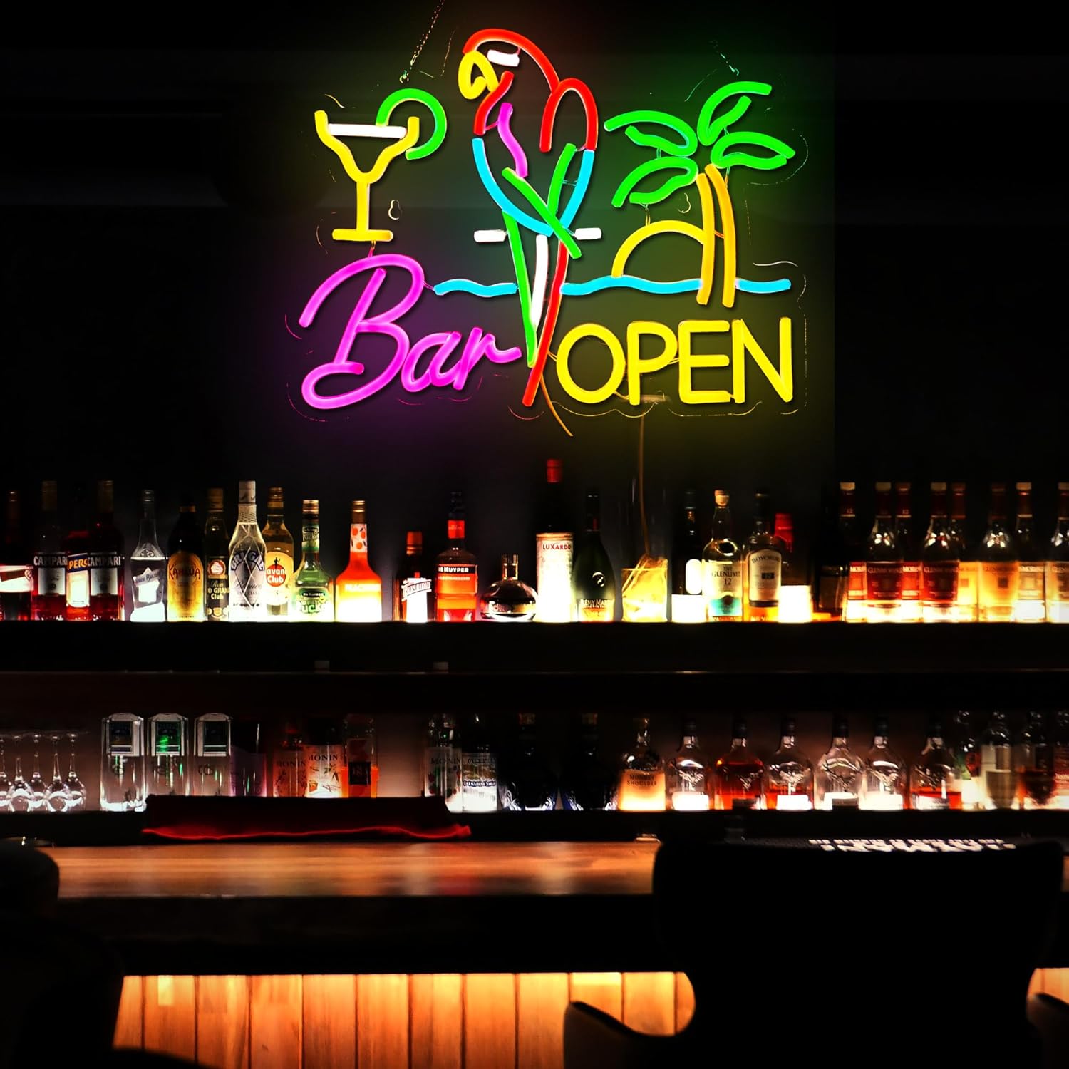 Letrero Luminoso de Neón 'Bar  - Neon Sign Party reseña y precio