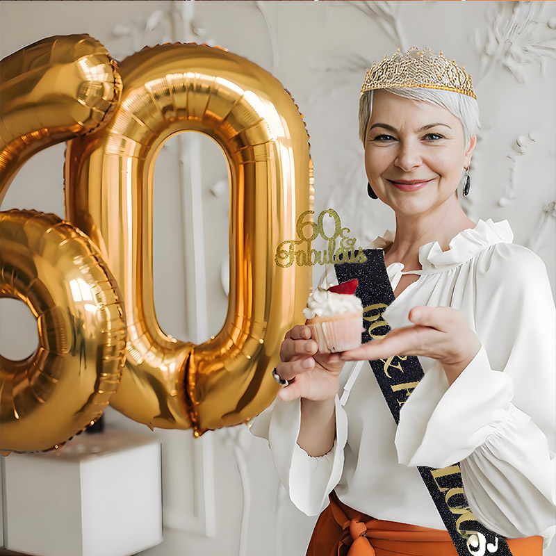 30-50 cumpleaños decoración de - Birthday Sash Glitter reseña y precio