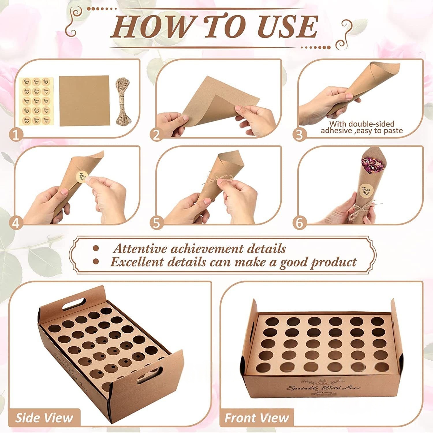 Caja de soporte de cono de con - Cotton Candy Cone reseña y precio