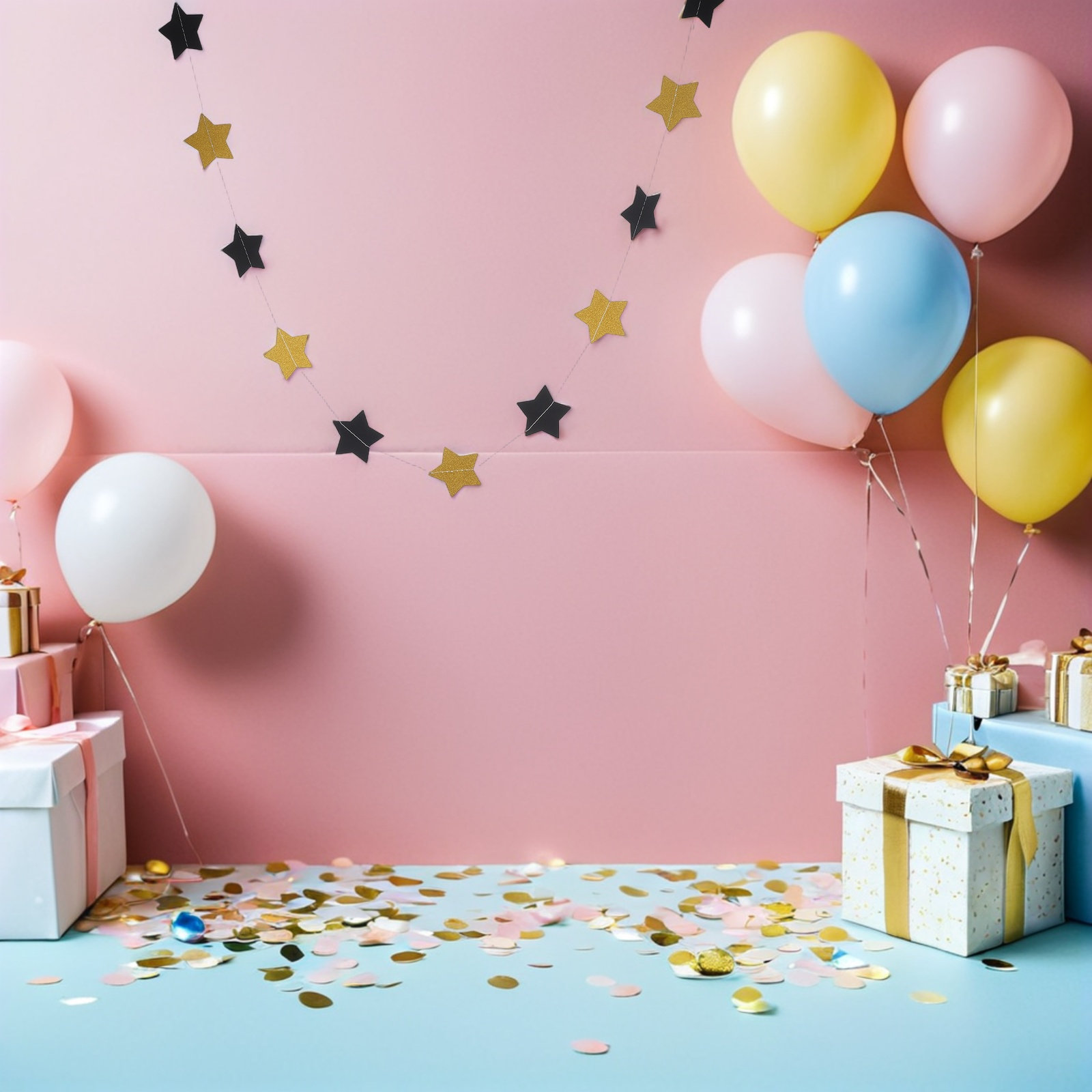 Guirnalda de Estrellas Doradas - Party Banner Gold reseña y precio
