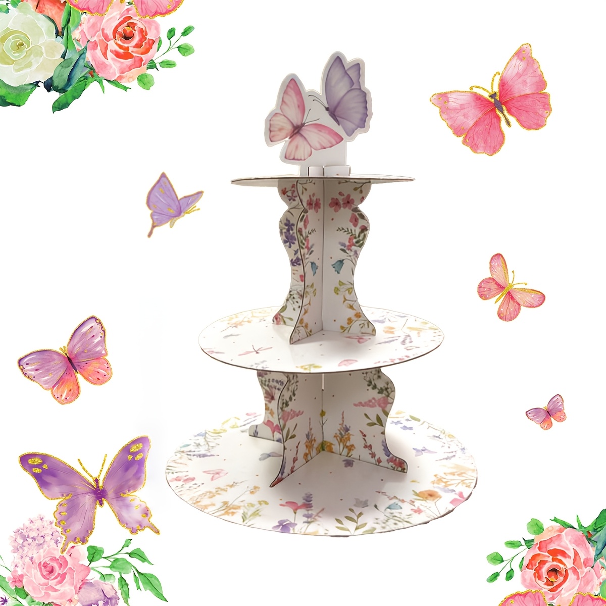 Soporte de Pastel de 3 Niveles - Cupcake Stand Tier reseña y precio